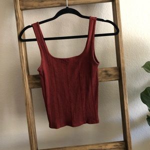 AE ribbed tank top
